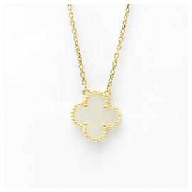 Van Cleef & Arpels-Van Cleef & Arpels Vintage Alhambra Necklace-Golden
