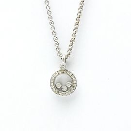 Collier Pendentif Happy Diamond de Chopard Argenté