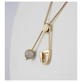 Fendi-Fendi Fendace Necklace-Golden