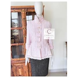 Chanel-Chanel 11K$ Paris / Versailles Baroque Style Tweed Jacket 36 FR-Pink
