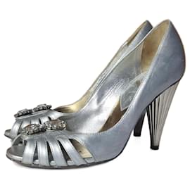 Dolce & Gabbana-Heels-Silvery