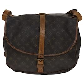 Louis Vuitton-LOUIS VUITTON Monogram Saumur 35 Shoulder Bag M42254 LV Auth ki5377-Monogram