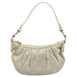 Céline-CELINE Paris Macadam Canvas Hand Bag Gold Tone Auth yk16913-Other