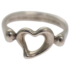 Autre Marque-TIFFANY&Co. Open Heart Ring Ag925 Silver Auth yk16935-Silvery