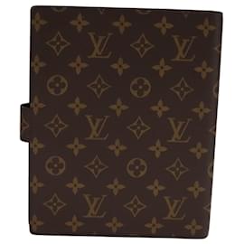Louis Vuitton-LOUIS VUITTON Monogram Agenda GM Day Planner Cover R20006 LV Auth yk16871A-Monogram