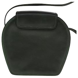 Autre Marque-Burberrys Shoulder Bag Leather Green Auth 108203-Green