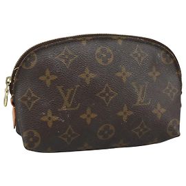 LOUIS VUITTON Monogram Pochette Kosmetik PM Kosmetiktasche M47515 Auth yk17091 Monogramm