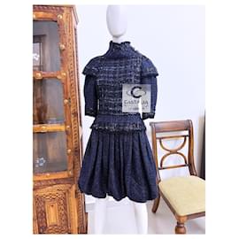 Chanel-Chanel 14K$ Museum Worth Paris / Edinburg Runway Tweed Dress 36 FR-Multiple colors