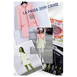 Chanel-New Iconic Penelope Cruz Style Lesage Tweed Jacket-Peach