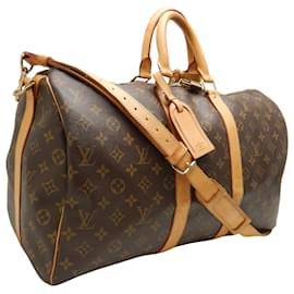 Louis Vuitton-Louis Vuitton Keepall Bandouliere 45-Brown