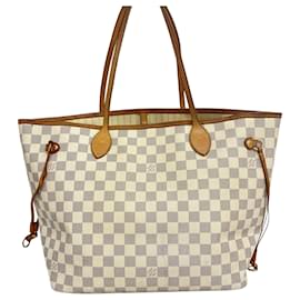 Louis Vuitton-Louis Vuitton Neverfull MM-White