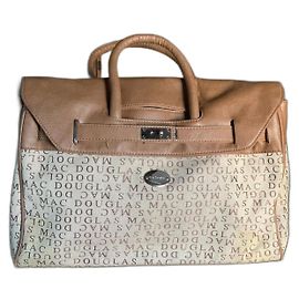 Bolsa Mac Douglas em lona monogramada bege Bege