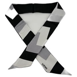 Loewe Twilly Silk Scarf Multicolore Multiple colors