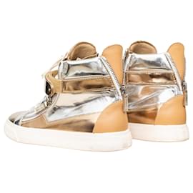 Giuseppe Zanotti-Giuseppe Zanotti Metallic Sneakers-Metallic