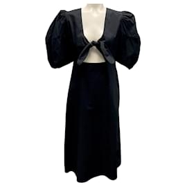 Autre Marque-Rhode Black Greer Cutout Dress-Black