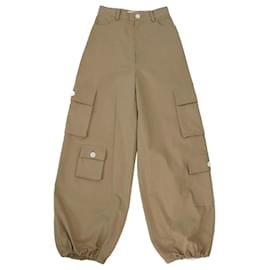Autre Marque-THE FRANKIE SHOP Trousers T.FR  Cotton-Brown