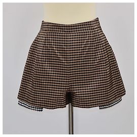 Pantaloni DIOR T.FR Seta Nero