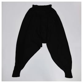 Loewe-LOEWE Trousers T.FR  Wool-Black