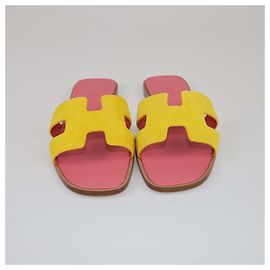 Hermès HERMES Flats T.EU  Suede Other