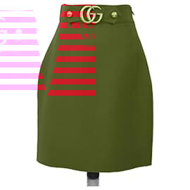 Gucci-GUCCI Skirts T.FR  Synthetic-Red