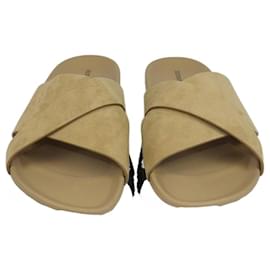 Hermès-HERMES Flats T.EU  Suede-Beige
