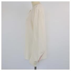 Fendi-FENDI Tops T.FR 42 Fur-Cream