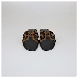 Hermès-HERMES Sandals T.EU  Velvet-Other