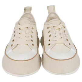 MAX MARA Baskets T.EU Tissu Blanc