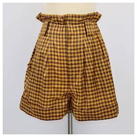 Fendi-FENDI Trousers T.FR  Silk-Brown