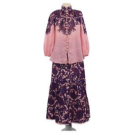 Calças ZIMMERMANN T.FR  Algodão Rosa