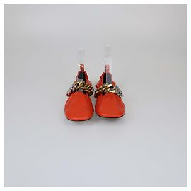 Stella Mc Cartney STELLA MCCARTNEY Sapatilhas T.EU 37 Couro Laranja