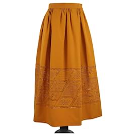Fendi-FENDI Skirts T.FR 44 Cotton-Brown