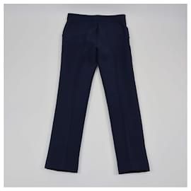 Dior-DIOR Trousers T.FR 40 Silk-Blue