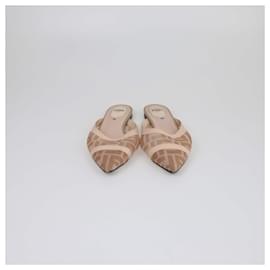 Fendi-FENDI Flats T.EU  Cloth-Beige
