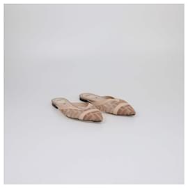 Fendi-FENDI Flats T.EU  Cloth-Beige