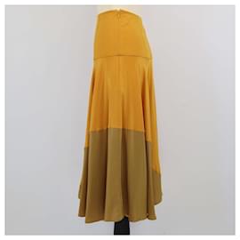 Fendi-FENDI Skirts T.FR  Silk-Brown