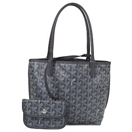 GOYARD Handtaschen T. Leder Grau