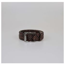 BRUNELLO CUCINELLI Cinture T.cm Pelli esotiche Marrone
