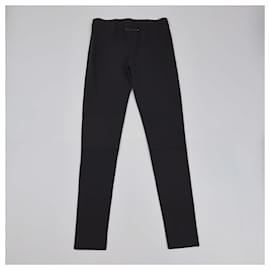 Autre Marque-NON SIGNE / UNSIGNED Trousers T.FR  Leather-Black