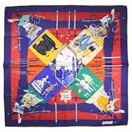Hermès-Hermès Carré 90 "LE CARNAVAL DE VENISE" 100% Silk Scarf-Multiple colors