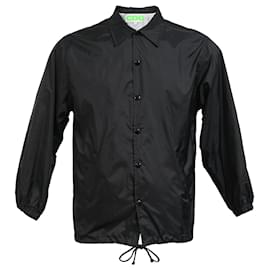 Comme Des Garcons-Comme des Garçons Coach Jacket in Black Nylon-Black