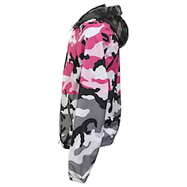 Valentino Garavani-Valentino Camouflage Windbreaker in Pink Nylon-Pink