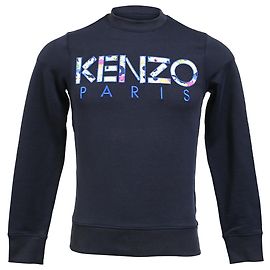 Sudadera Kenzo Classic Paris en algodón azul marino Azul Azul marino