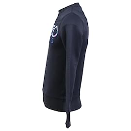 Kenzo-Kenzo Classic Paris Sweatshirt in Navy Blue Cotton-Blue,Navy blue