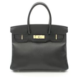 Hermès-Hermes Birkin 30 Handbag Black-Black