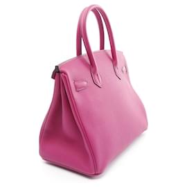 Hermès-Hermes Birkin 30 Rose Purple Handbag-Purple