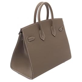 Hermès-Hermes Birkin 25 Etoupe Handbag Brown-Brown