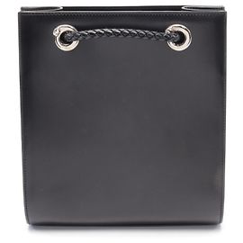 Schwarzer Leder-Rucksack Panthère Cartier Schwarz