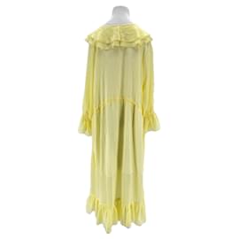 Autre Marque-NON SIGNE / UNSIGNED Dresses T.International S Silk-Yellow