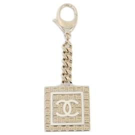 Chanel-Chanel ABC622 Keychain-White,Golden